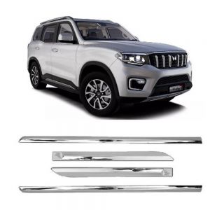 Door Side Beading For  Scorpio N  - Silver